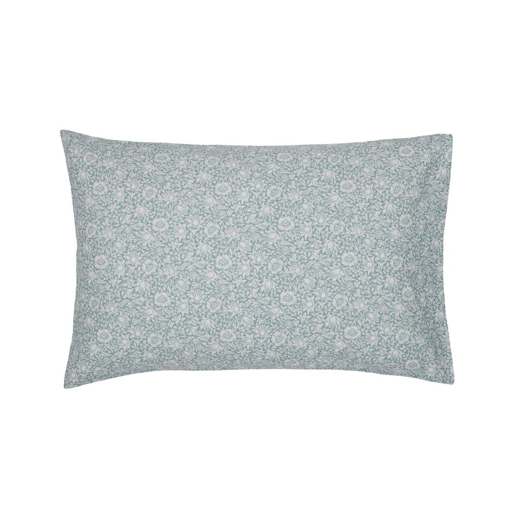 William Morris Strawberry Thief Pair of Standard Pillowcases, Cochineal Pink