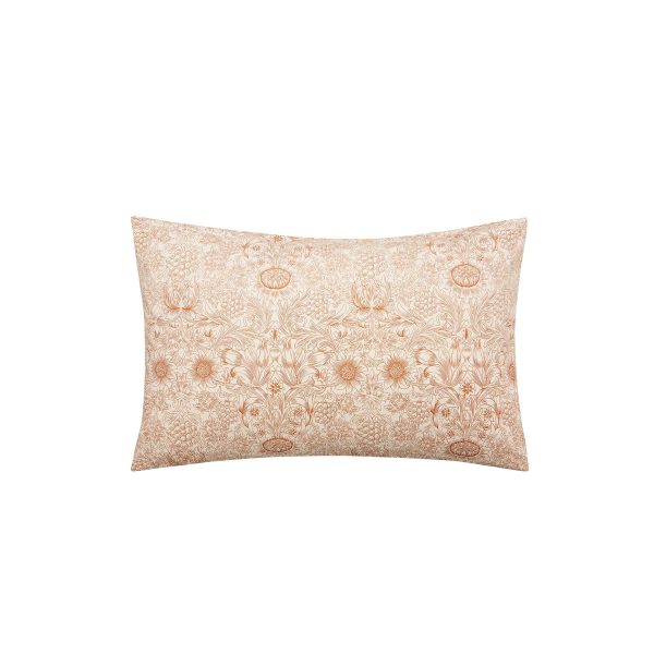 William Morris Sunflower Pair of Standard Pillowcases Saffron | Bed Sava