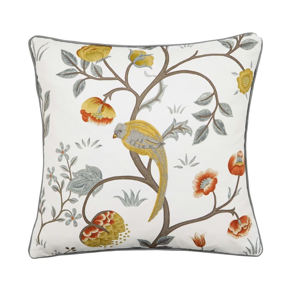Morris & Co Leicester Cushion 40cm x 40cm, Grey