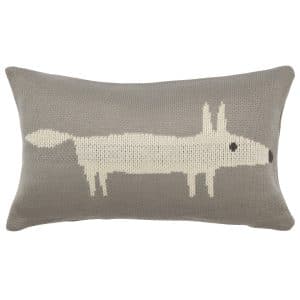 Scion Bedding Mr Fox Cushion Silver | Bed Sava