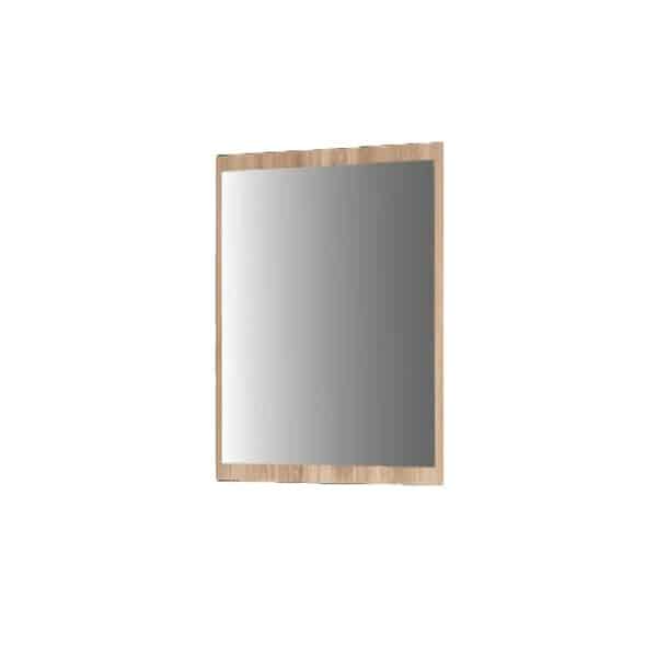 Muncie Bedroom Wall Mirror In Oak Wooden Frame | Bed Sava