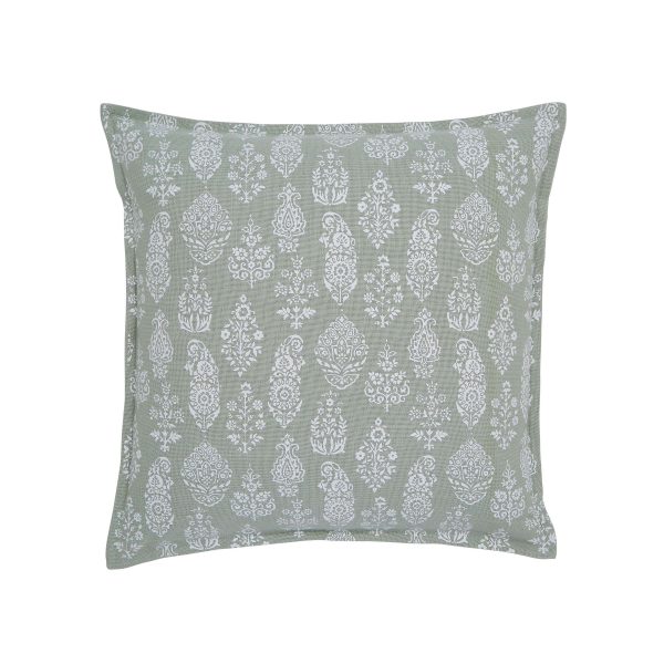 Murmur Arna Cushion 50cm x 50cm Sage | Bed Sava