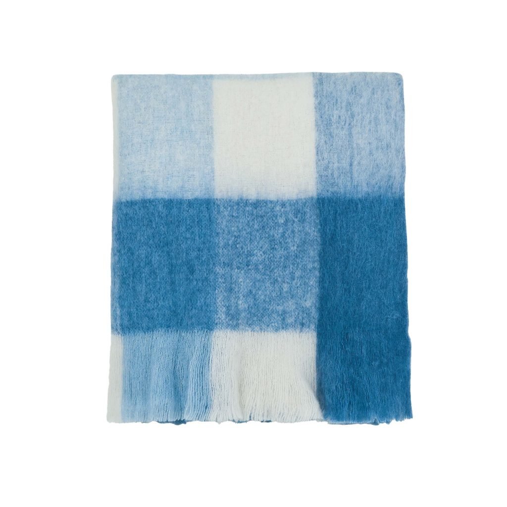 Murmur Ellis Woven Throw, Ballintoy Blue