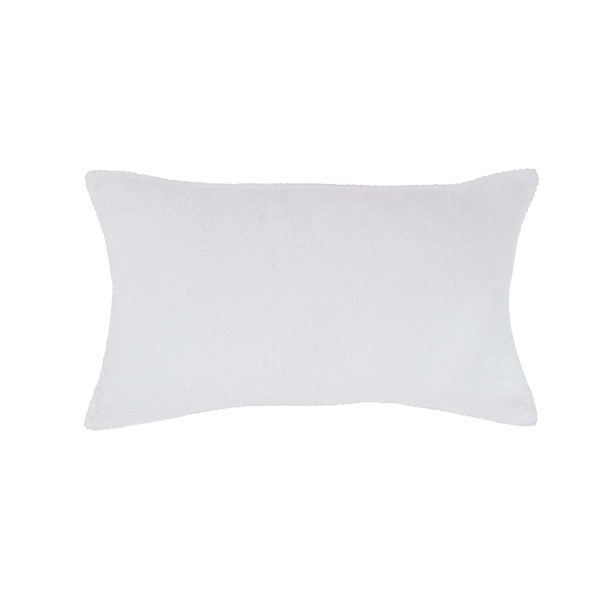 Murmur Bea Cushion 30cm x 50cm White | Bed Sava