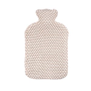 Murmur Dotty Knit Hot Water Bottle  Cover Linen | Bed Sava