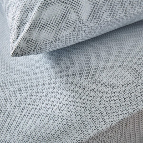 Murmur Edith Kingsize Fitted Sheet Ballintoy Blue | Bed Sava