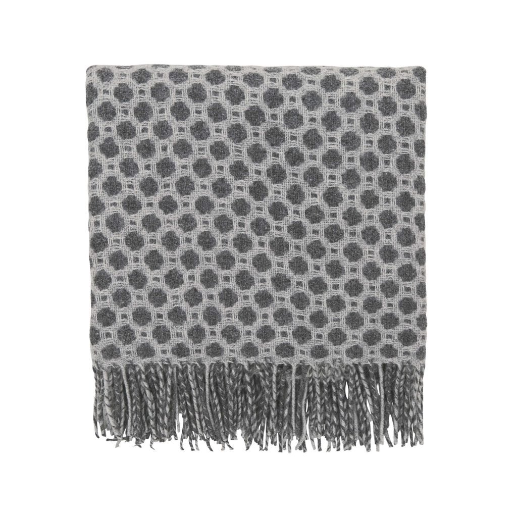 Murmur Elda Woven Throw, Grey