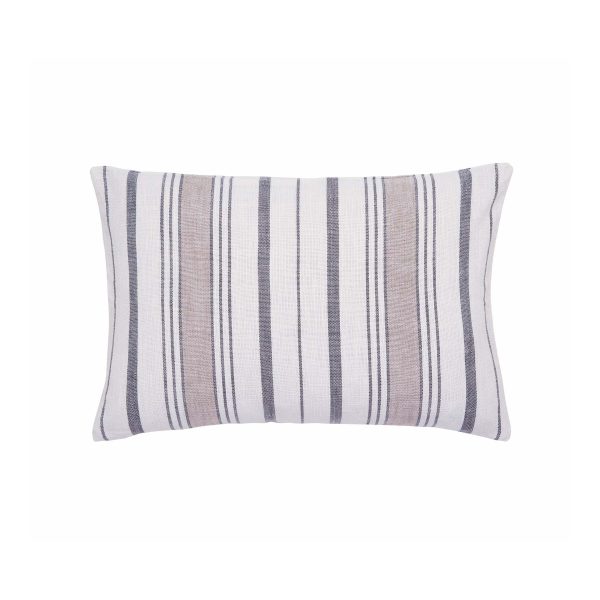 Murmur Finn Cushion 60cm x 40cm Linen  Grey | Bed Sava