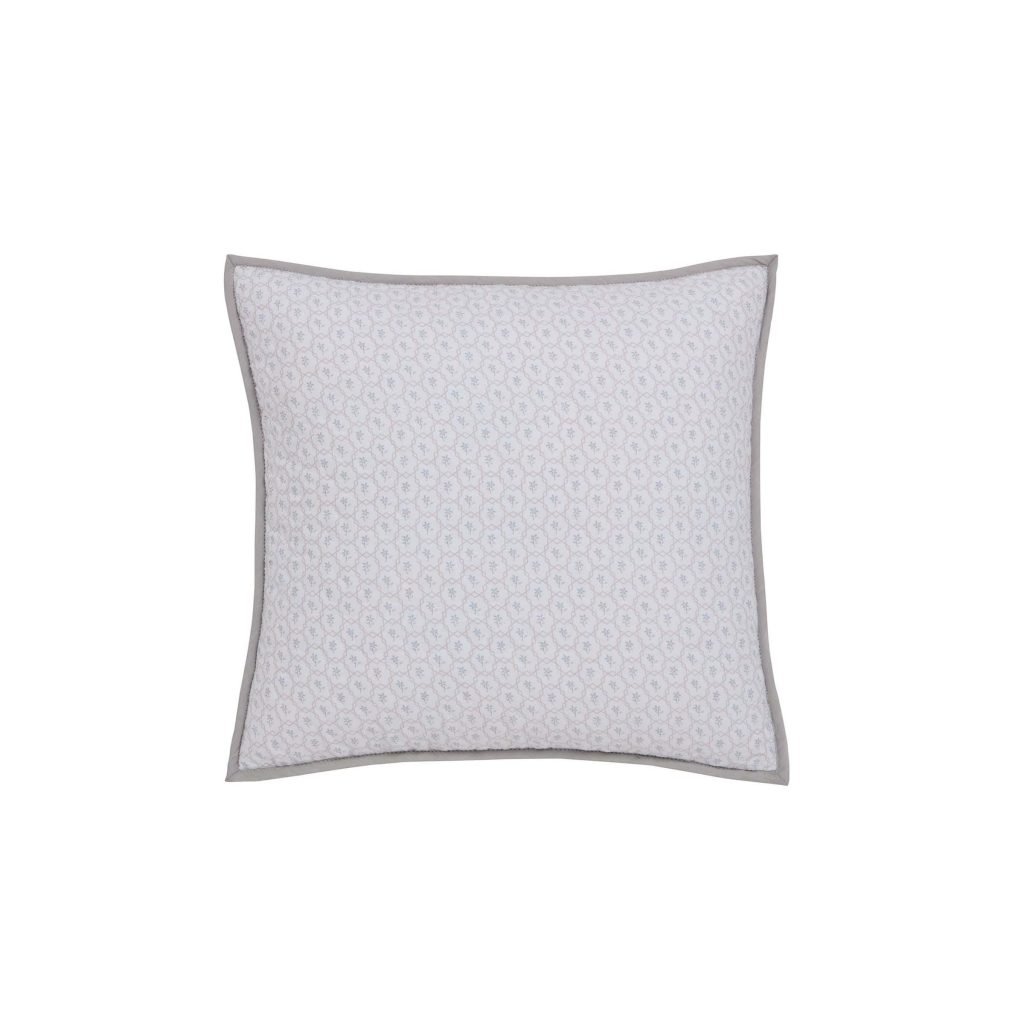 Murmur Florin Cushion 45cm x 45cm, Linen
