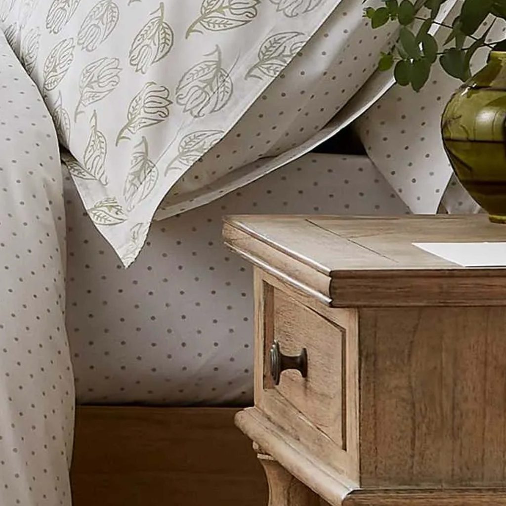 Murmur Georgia Single Fitted Sheet, Mourne Green