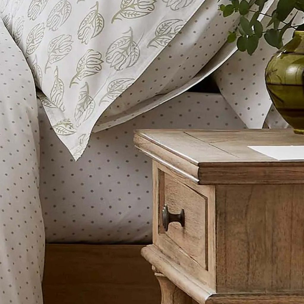 Murmur Georgia Super Kingsize Fitted Sheet, Mourne Green