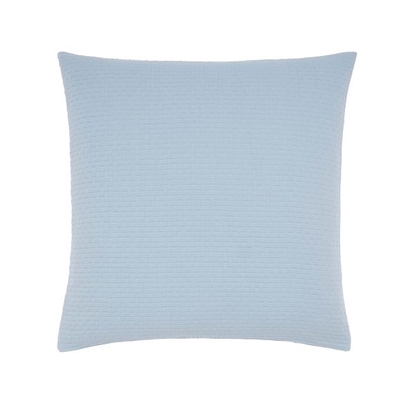 Murmur Hush Square Pillowcase Ballintoy Blue | Bed Sava