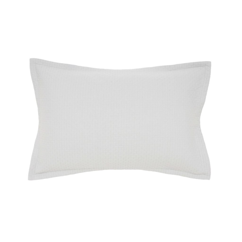 Murmur Hush Oxford Pillowcase, Cloud Grey
