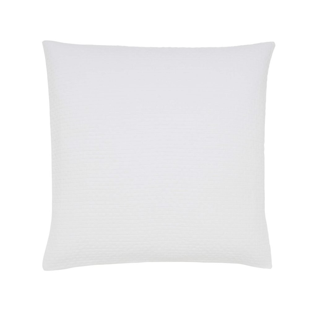 Murmur Hush Square Pillowcase, White