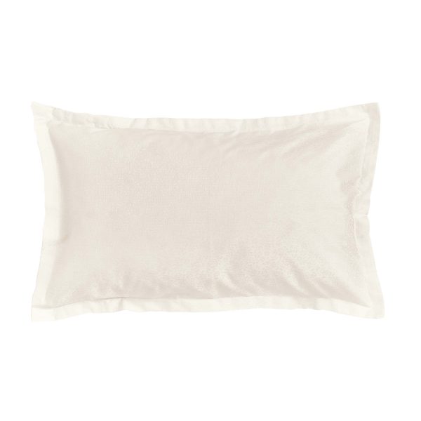 Murmur Meadow Oxford Pillowcase Ivory | Bed Sava