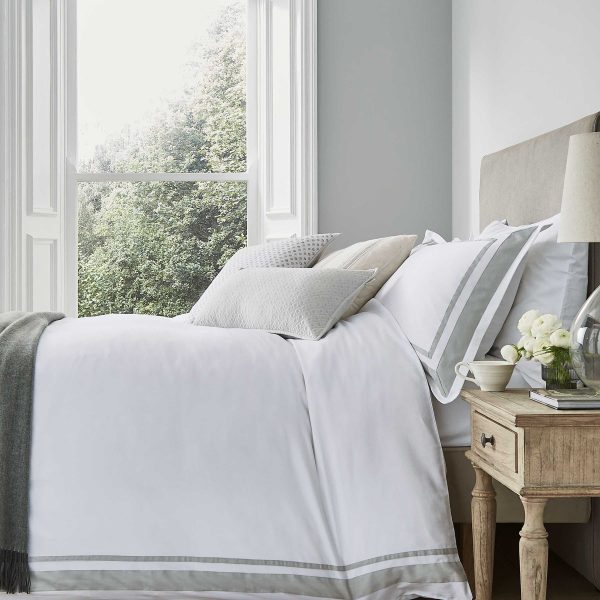 Murmur Jude Super Kingsize Duvet Cover Cloud Grey | Bed Sava
