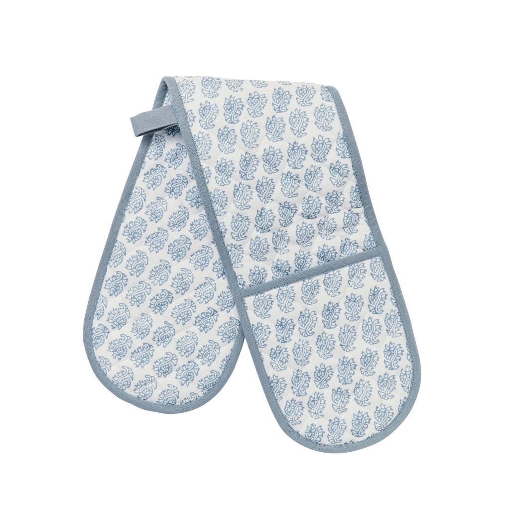 Murmur Amelia Double Oven Glove, Ballintoy Blue