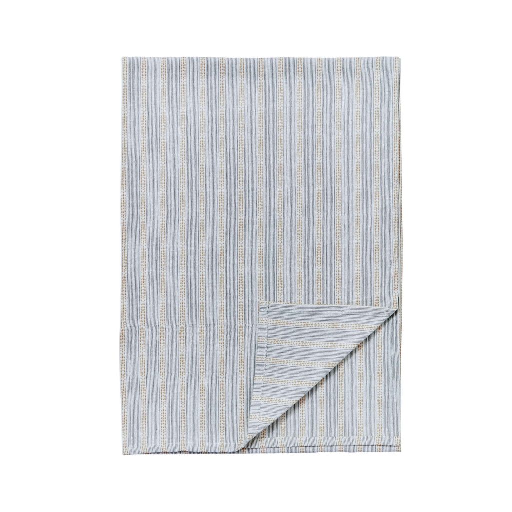 Murmur Clodagh Table Runner, Linen & Grey