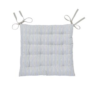 Murmur Clodagh Seat Pad Linen  Grey | Bed Sava