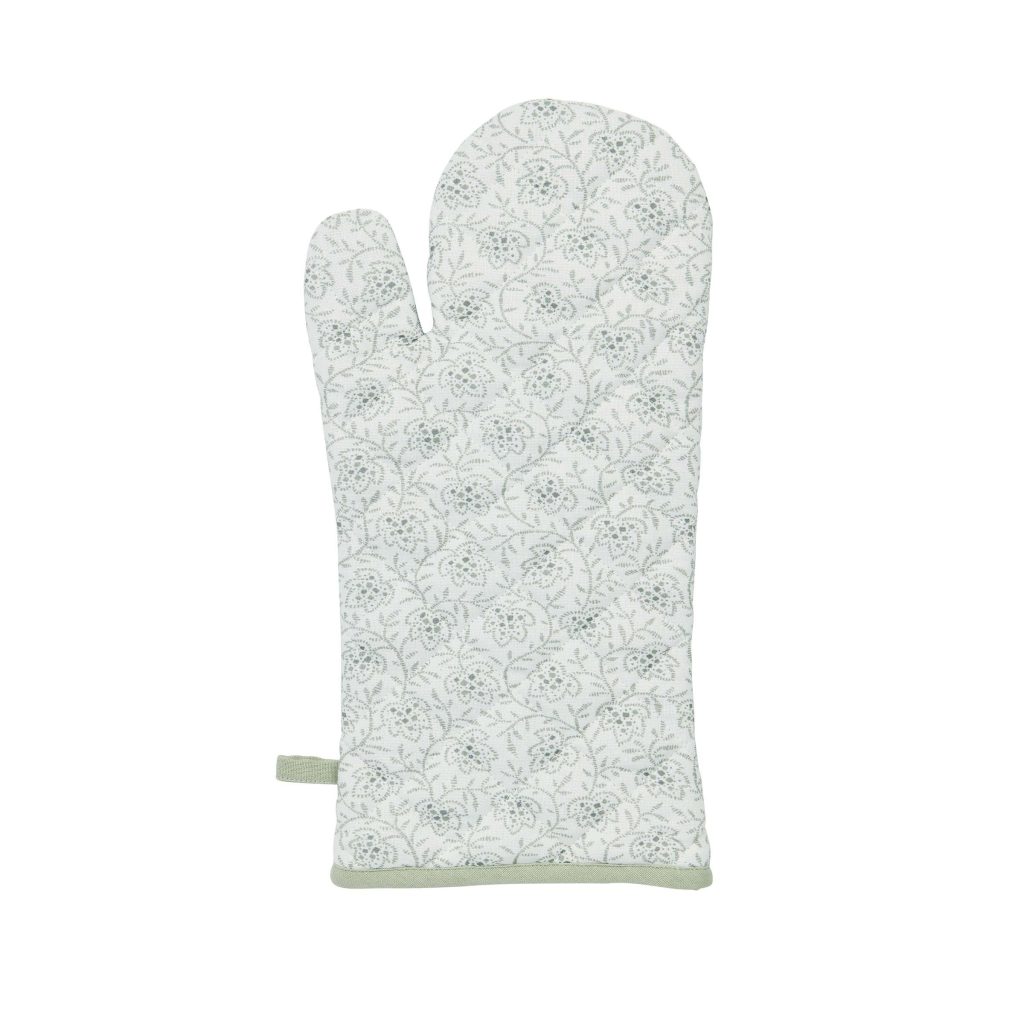 Murmur Vine Single Oven Glove, Sage