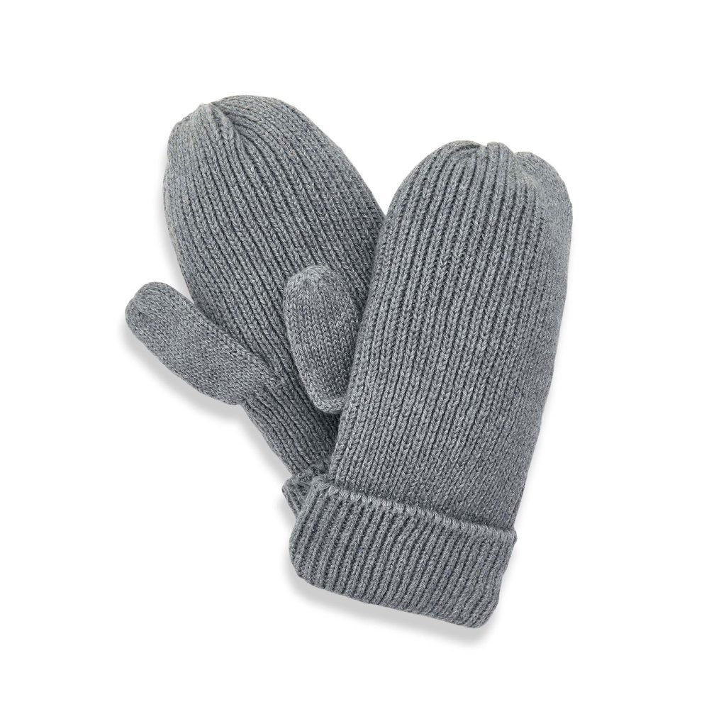 Murmur Knitted Gloves, Cloud Grey