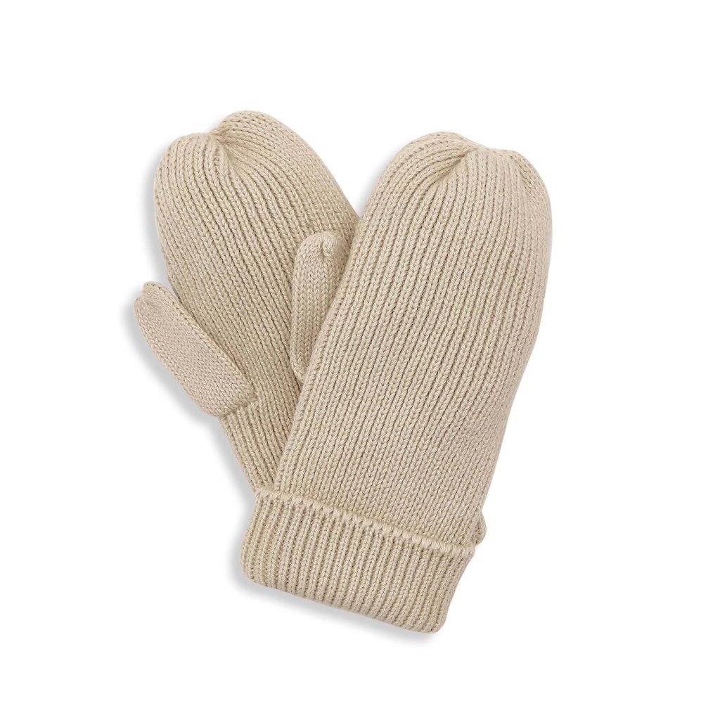 Murmur Knitted Gloves, Linen