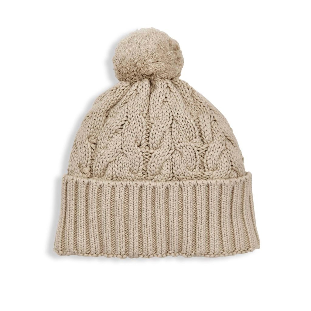 Murmur Knitted Hat, Linen