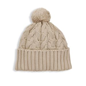 Murmur Knitted Hat Linen | Bed Sava