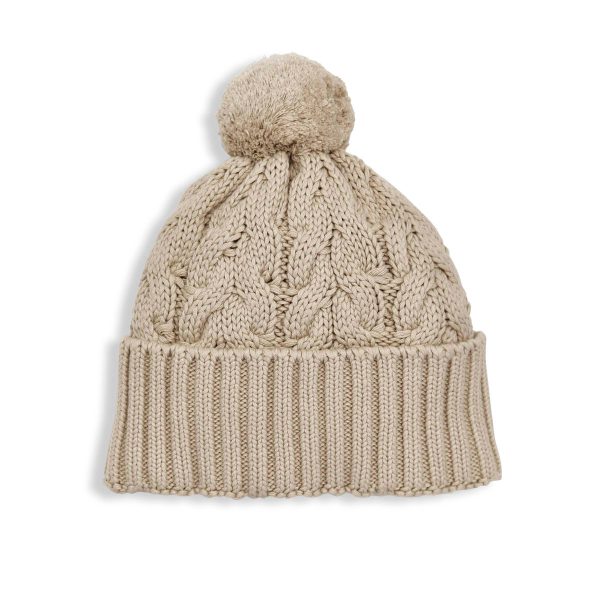 Murmur Knitted Hat Linen | Bed Sava