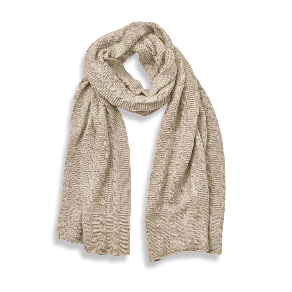 Murmur Knitted Scarf, Linen