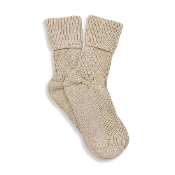 Murmur Knitted Socks Linen | Bed Sava