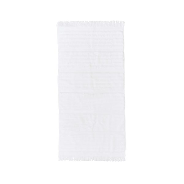Murmur Leif Bath Towel White | Bed Sava