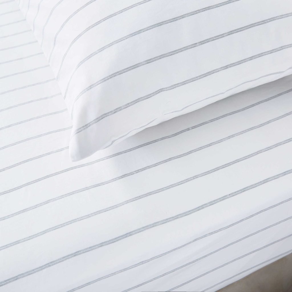 Murmur Olivia Super Kingsize Fitted Sheet, Cloud Grey