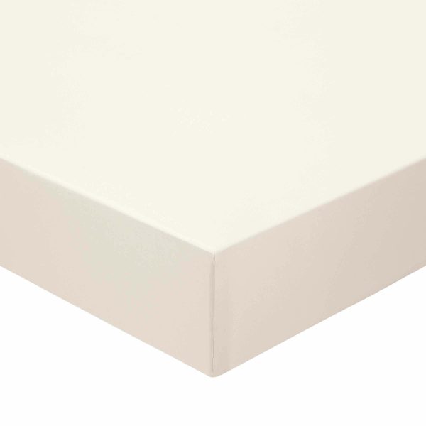Murmur 500 Thread Count Single Fitted Sheet Ivory | Bed Sava