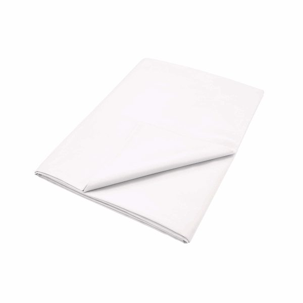 Murmur 1000 Thread Count Super Kingsize Flat Sheet White | Bed Sava
