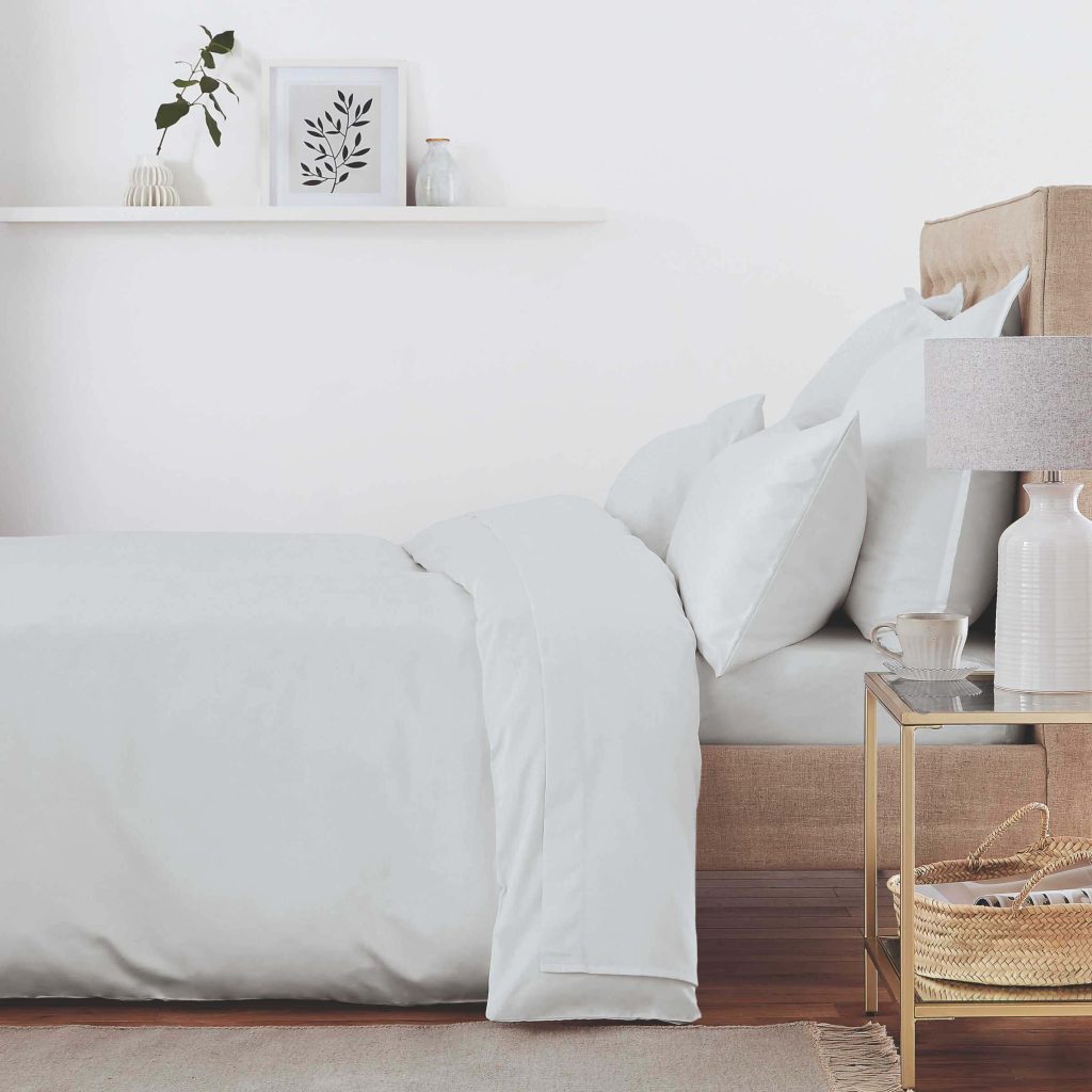 Murmur 500 Thread Count Single Duvet Cover, Cloud Grey