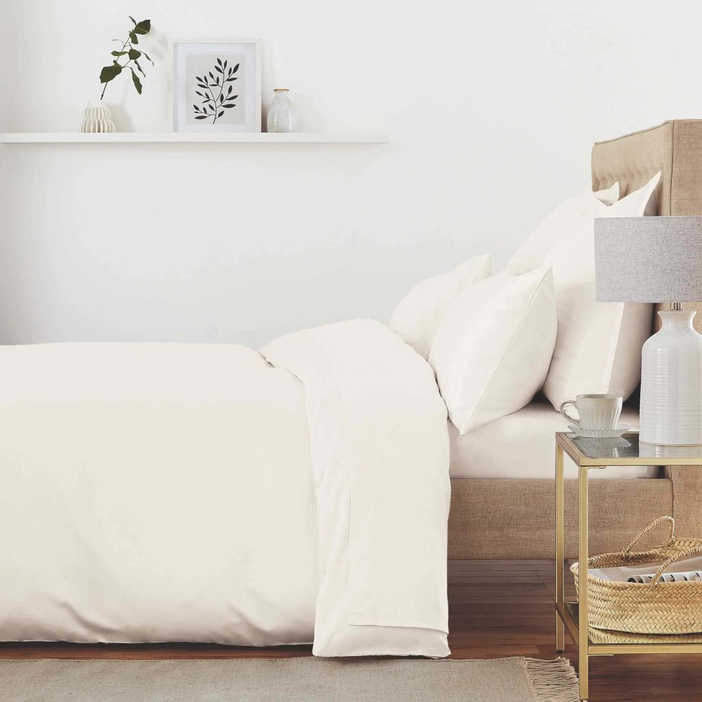 Murmur 500 Thread Count Double Duvet Cover, Ivory