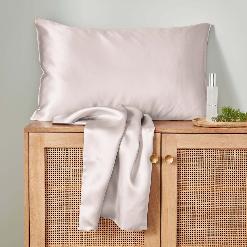 Murmur Silk Standard Pillowcase, Rose