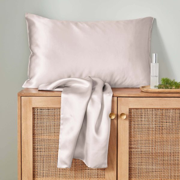 Murmur Silk Standard Pillowcase Rose | Bed Sava