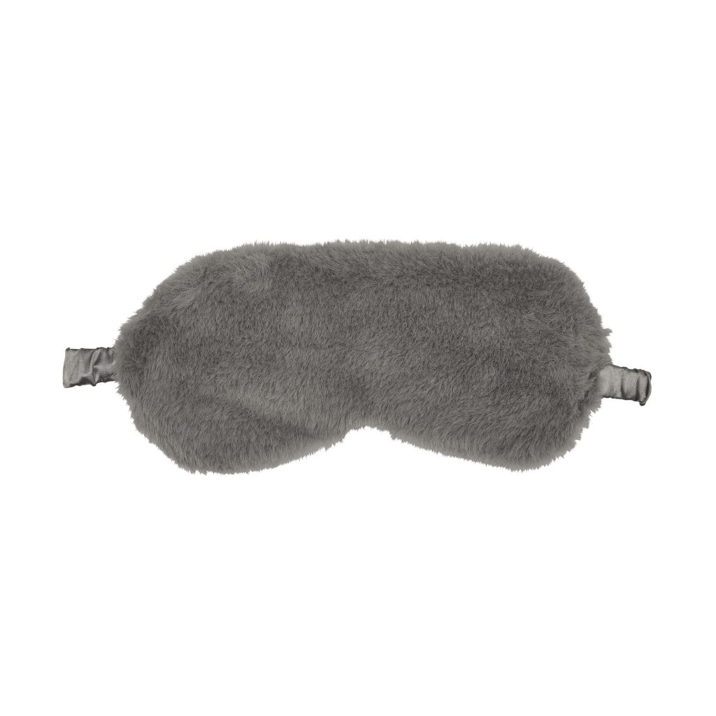 Murmur Skye Faux Fur Eye Mask, Storm Grey