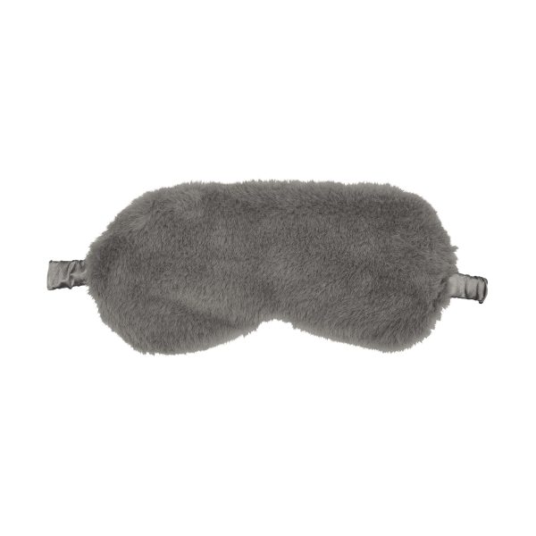 Murmur Skye Faux Fur Eye Mask Storm Grey | Bed Sava