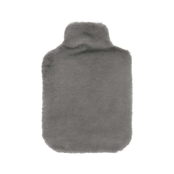 Murmur Skye Faux Fur Hot Water Bottle  Cover Storm Grey | Bed Sava