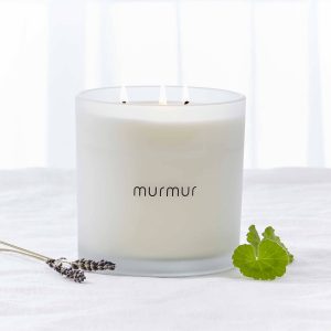Murmur Sleep 3 Wick Scented Candle | Bed Sava