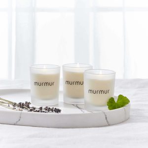 Murmur Sleep Votive Scented Candle 3 Pack | Bed Sava