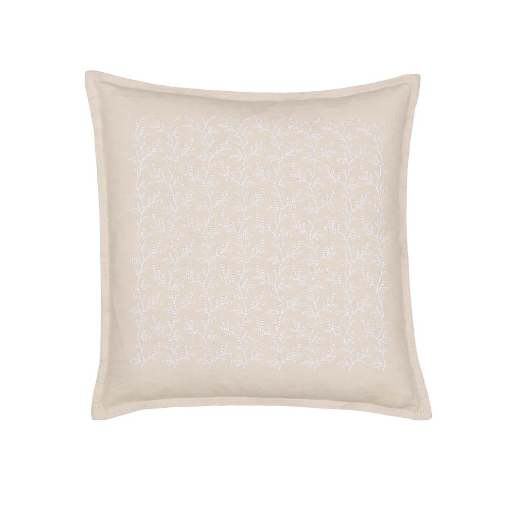Murmur Thyme Cushion 40cm x 40cm, Linen