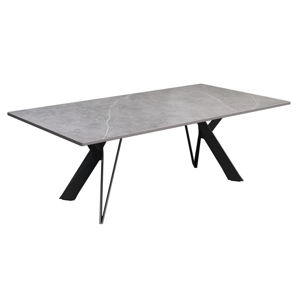 Murray Sintered Ceramic Coffee Table In Mid Grey
