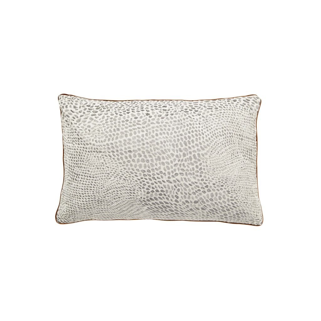Nalu Nicole Scherzinger Glow Cushion 60cm x 40cm, Stone & Sunset