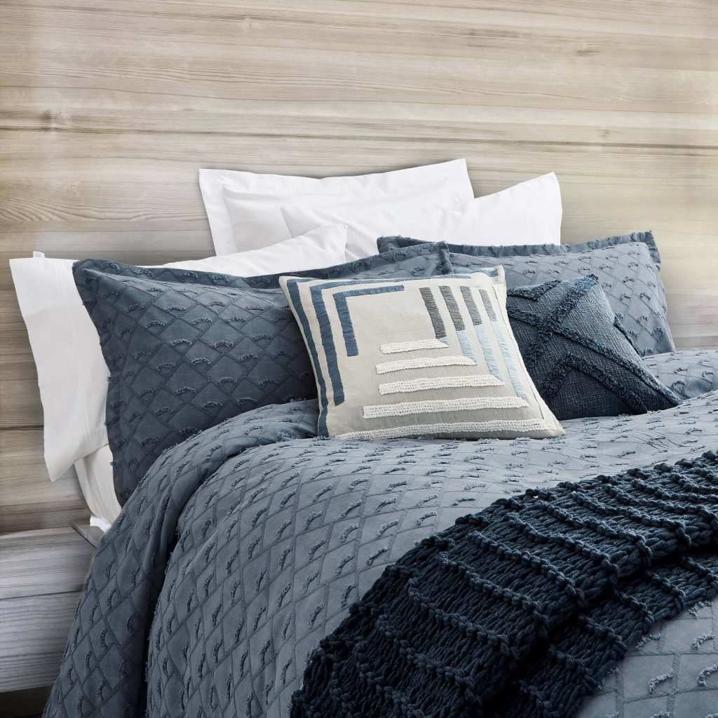 Nalu Nicole Scherzinger Kona Double Duvet Cover, Blue