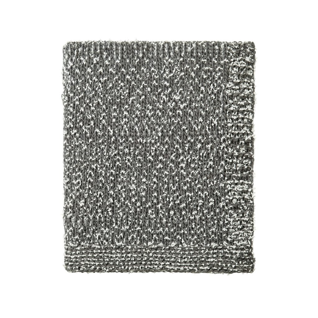 Nalu Nicole Scherzinger Malama Throw, Charcoal
