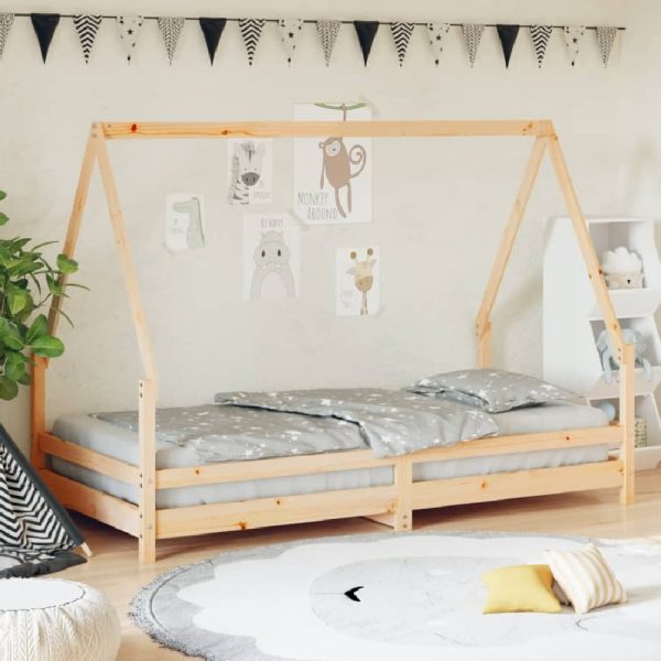 Narva 90x190cm Wooden Children Daybed In Natural | Bed Sava